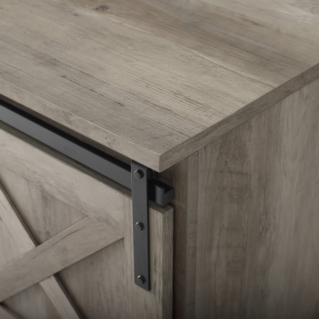 Lawther Gray Accent Bench - Thumbnail - Image 3