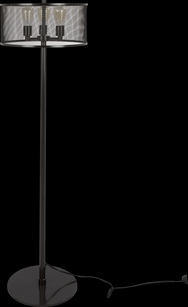 Laycaster Black Floor Lamp - Thumbnail - Image 1