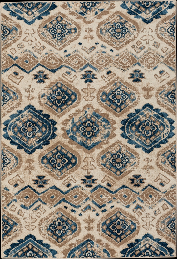 Laydon Blue 7'8 x 10'10 Rug - Thumbnail - Image 1