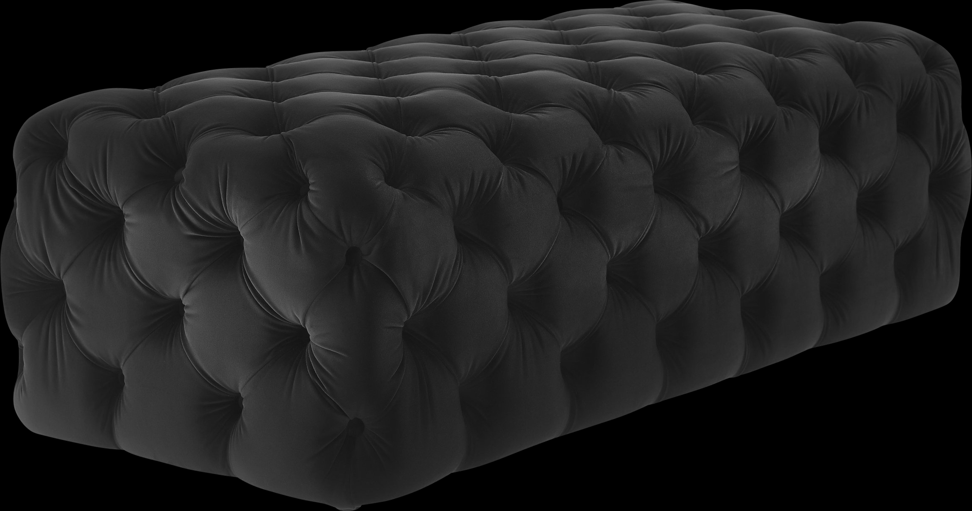 Layla Quinn Black Ottoman - Thumbnail - Image 2