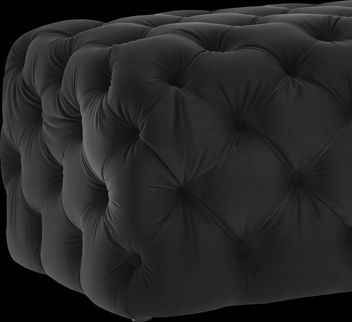 Layla Quinn Black Ottoman - Thumbnail - Image 4