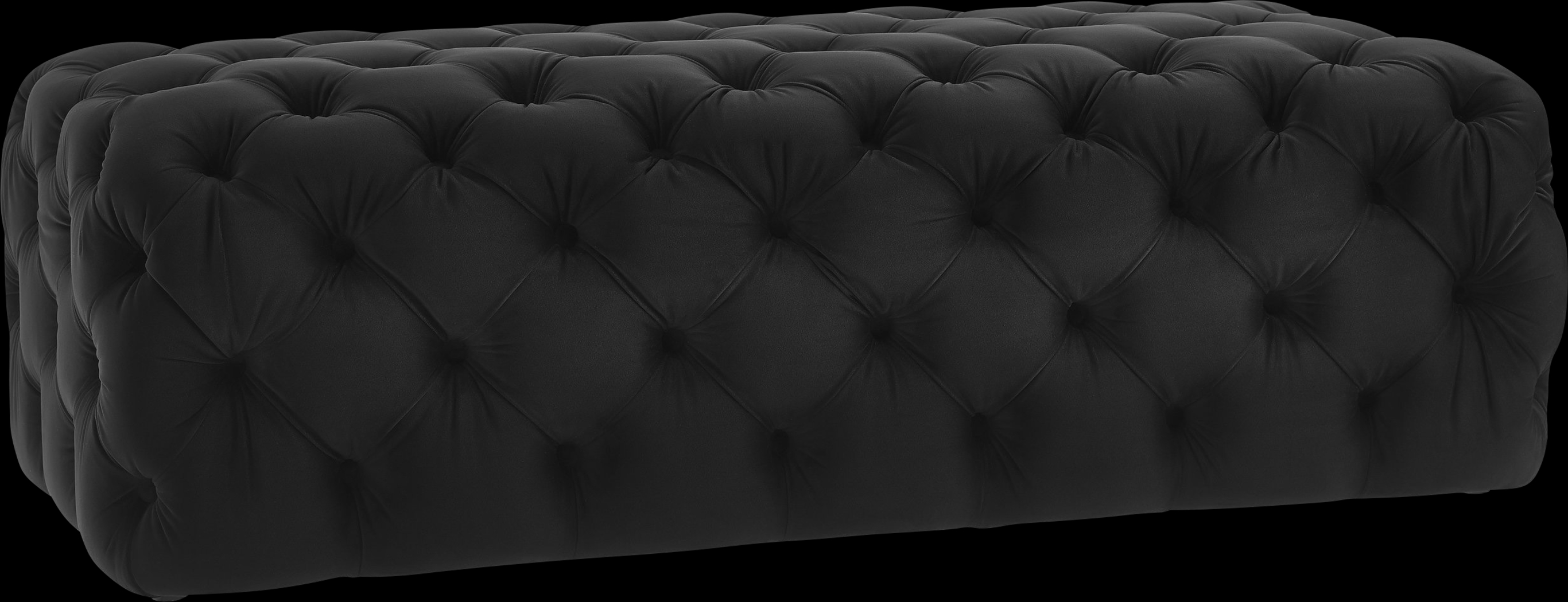 Layla Quinn Black Ottoman - Thumbnail - Image 1