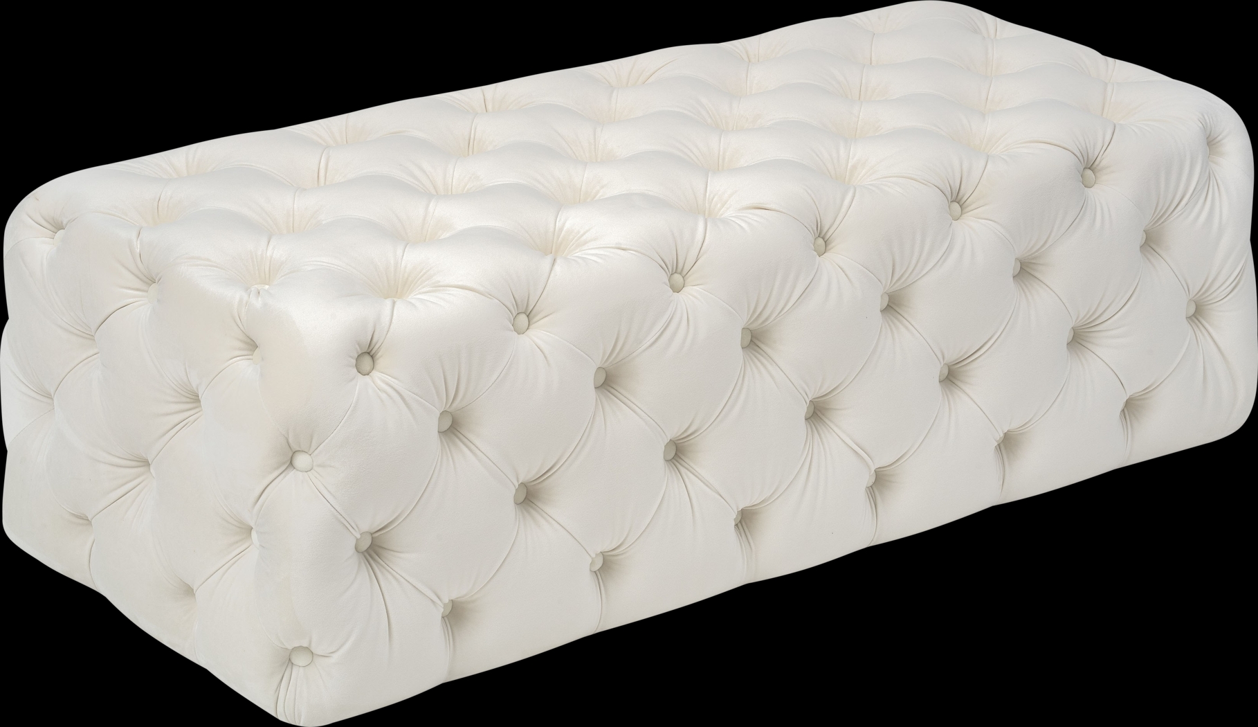 Layla Quinn Cream Ottoman - Thumbnail - Image 3