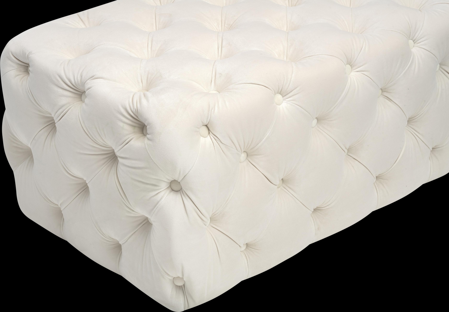 Layla Quinn Cream Ottoman - Thumbnail - Image 4