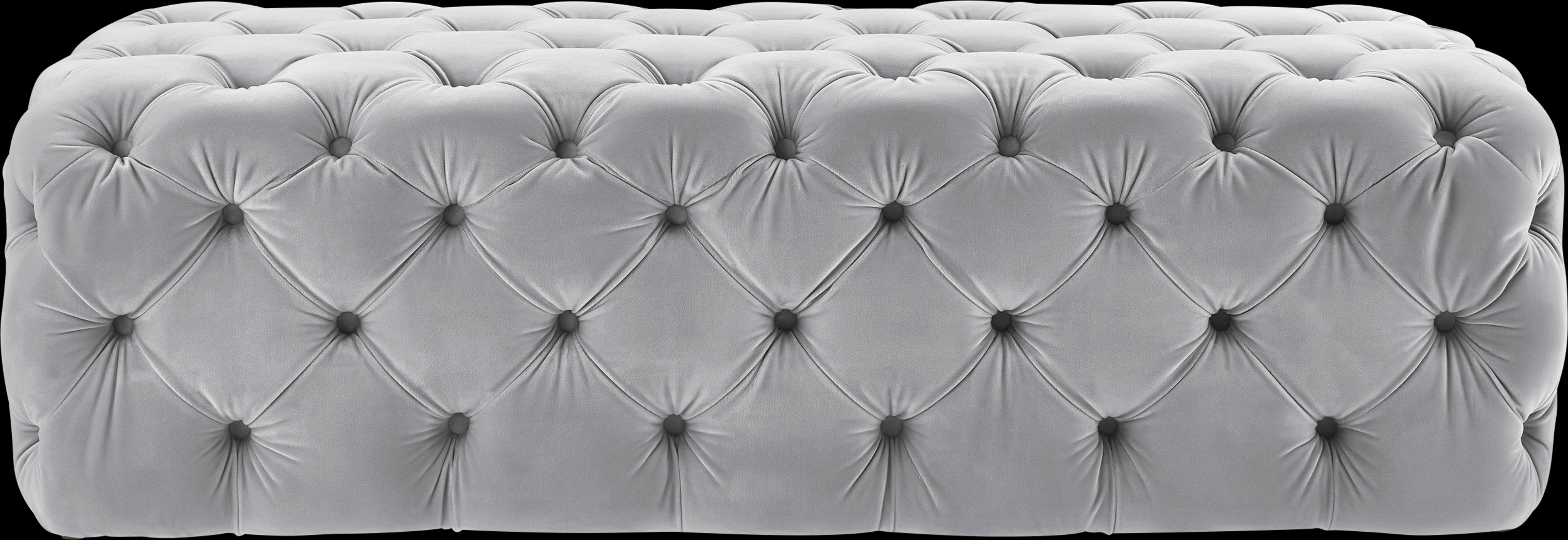 Layla Quinn Gray Ottoman - Thumbnail - Image 3