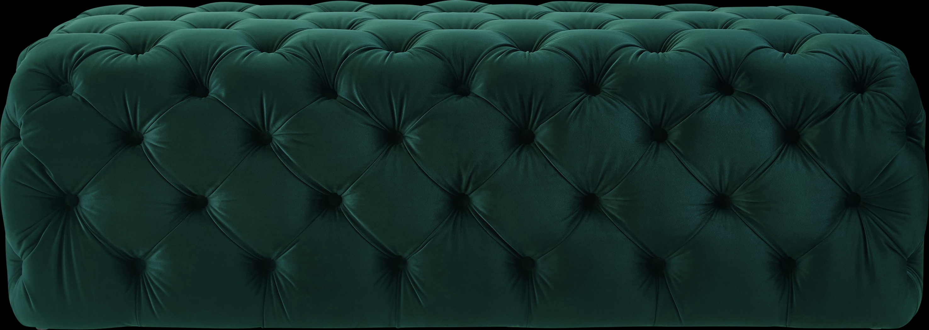 Layla Quinn Green Ottoman - Thumbnail - Image 2