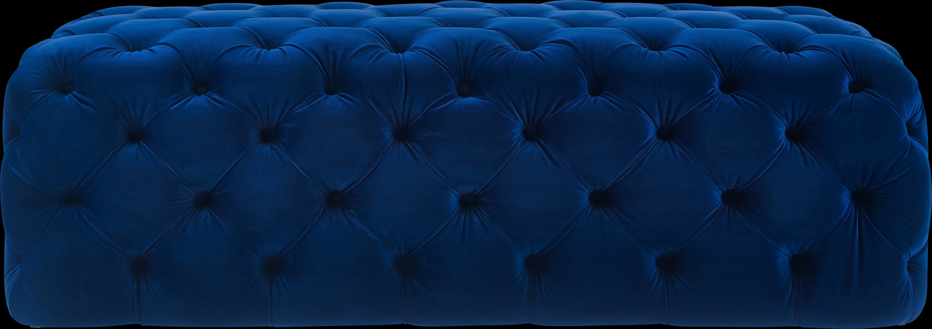 Layla Quinn Navy Ottoman - Thumbnail - Image 3