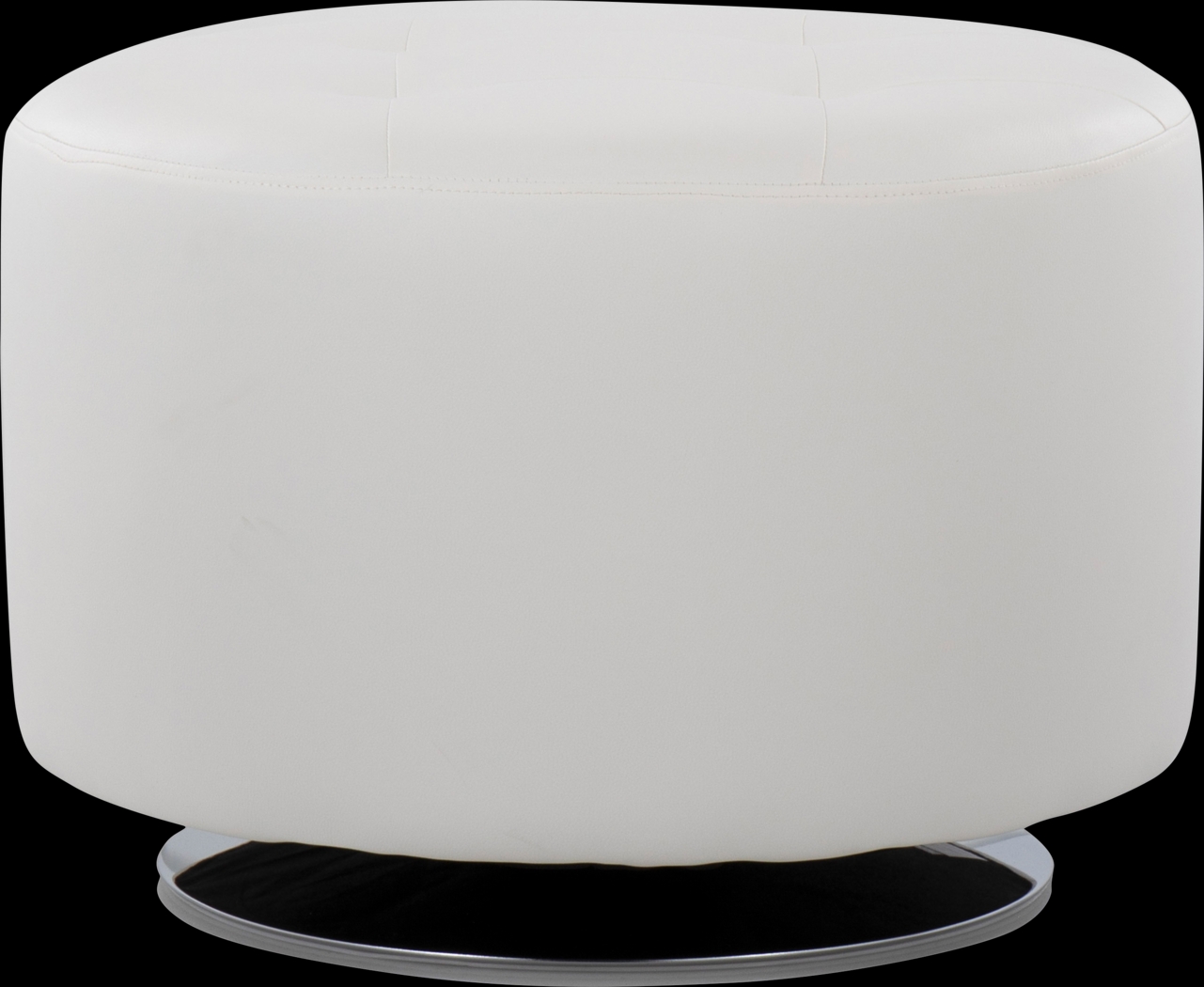 Lazard White Accent Ottoman - Thumbnail - Image 1