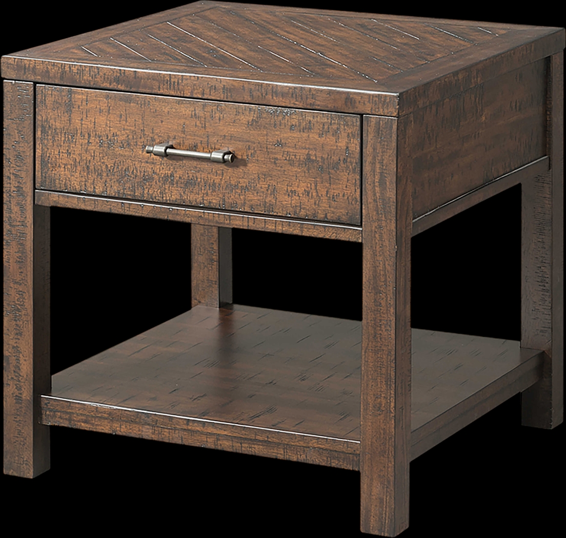 Lazenby Walnut End Table - Thumbnail - Image 1