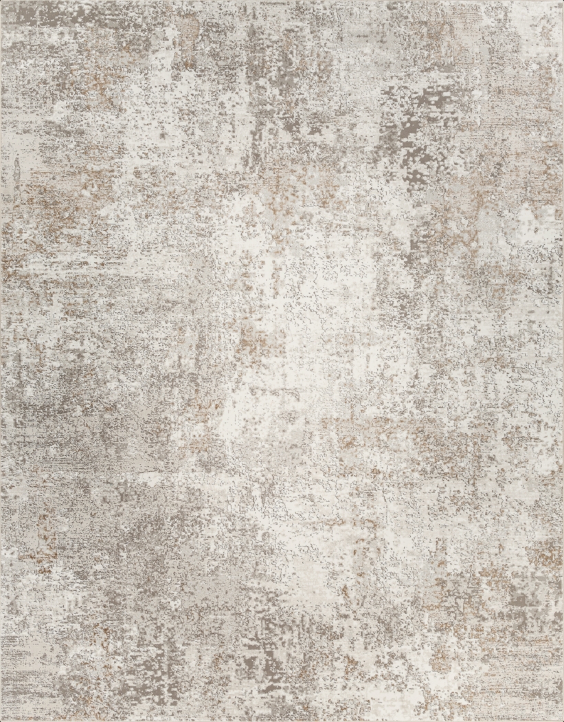 Lazto Light Gray 7'10 x 10'2 Rug - Thumbnail - Image 1