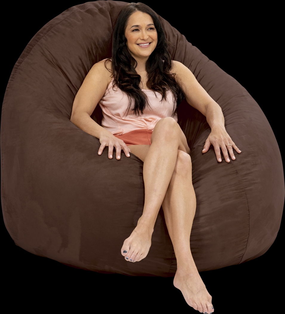 Lazy Days Brown Bean Bag Chair - Thumbnail - Image 11