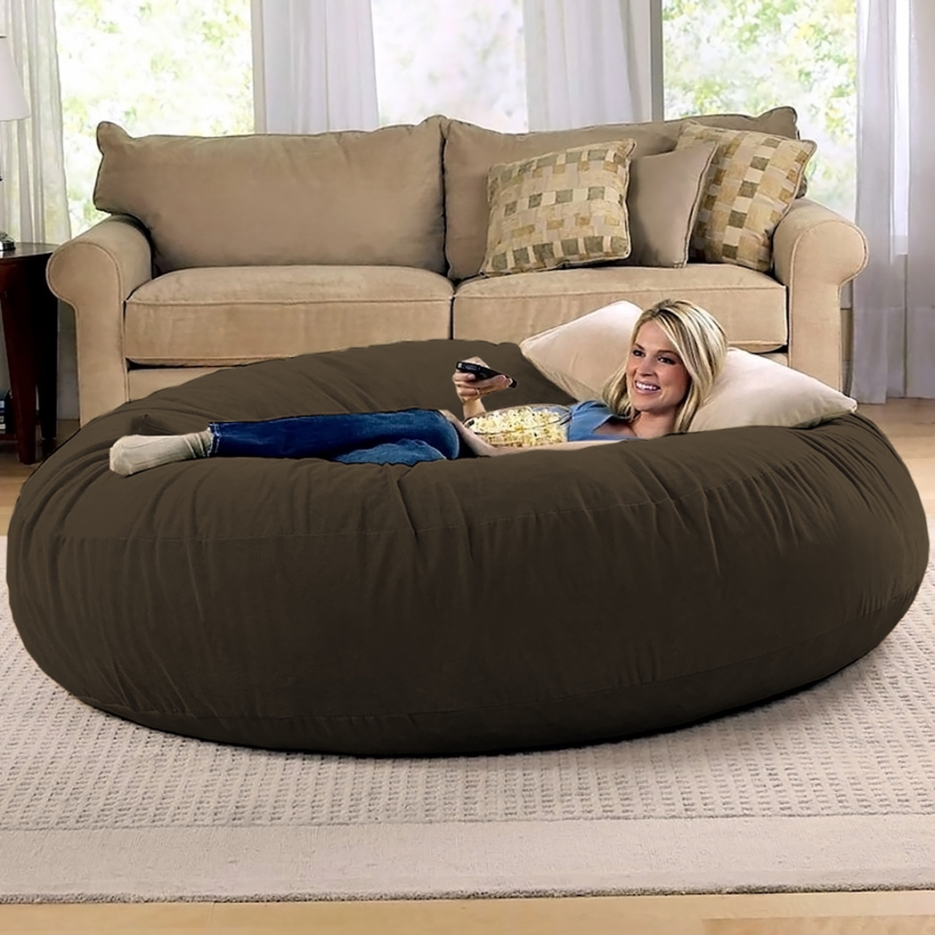 Lazy Days Brown Bean Bag Chair - Thumbnail - Image 7