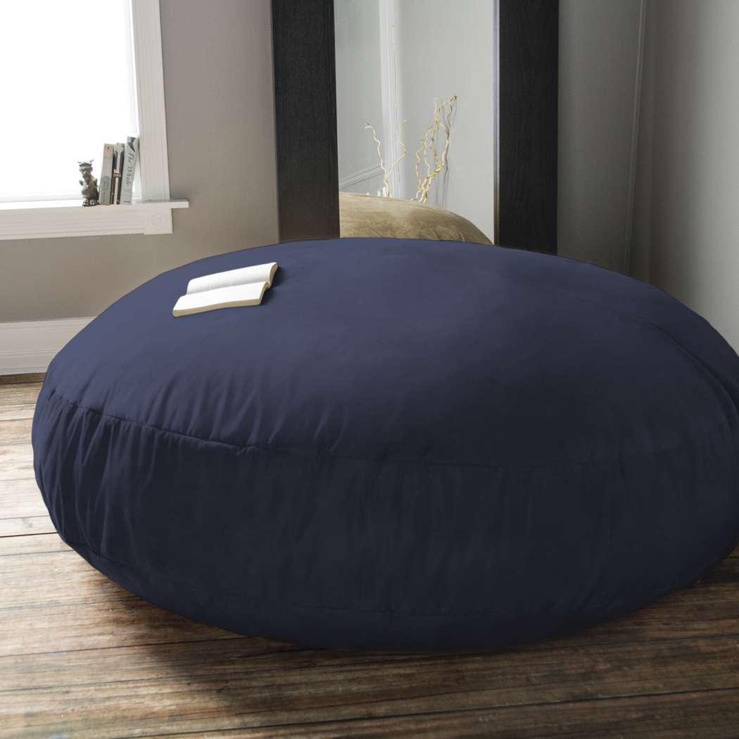 Lazy Dayz Navy Bean Bag Chair - Thumbnail - Image 6