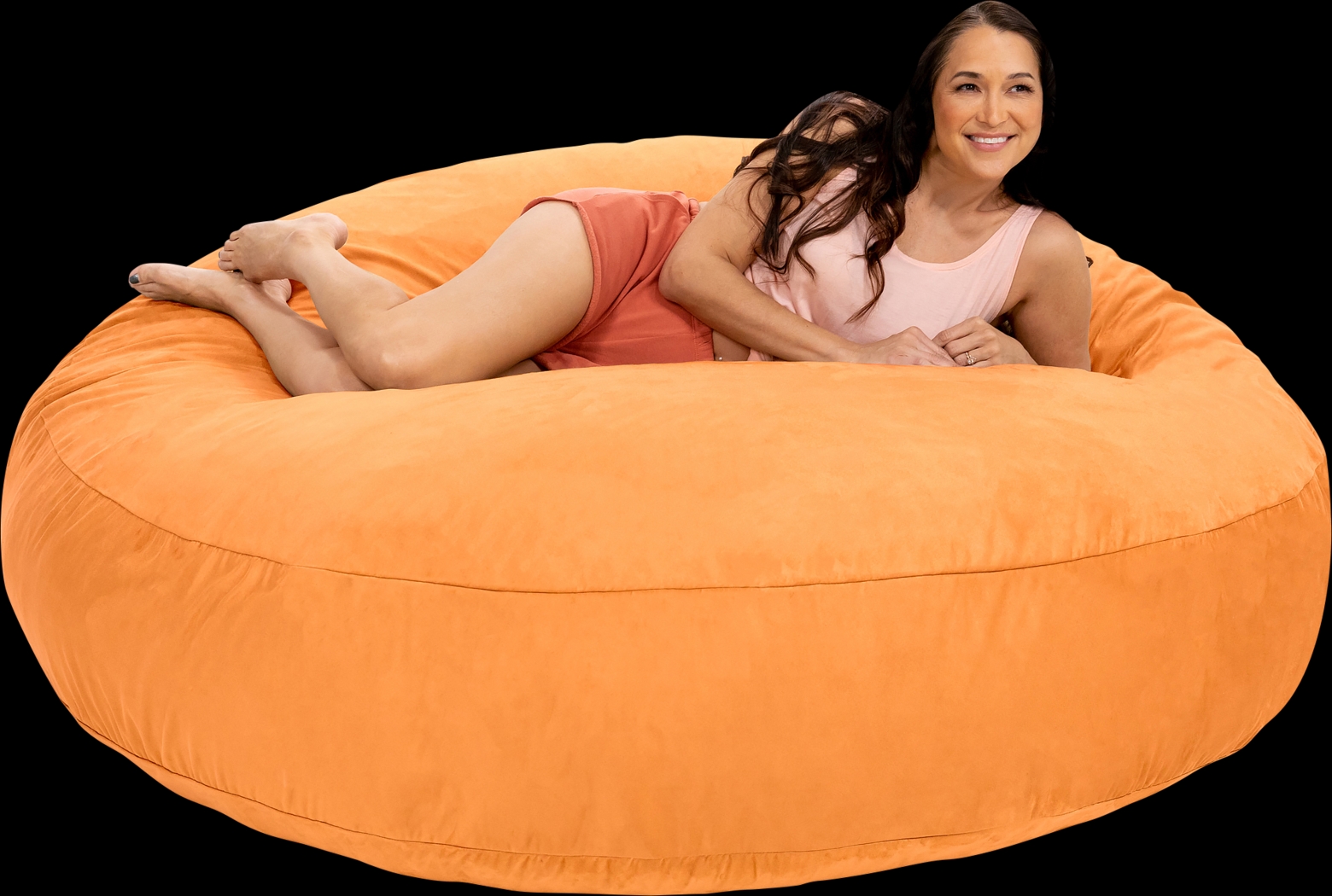 Lazy Dayz Orange Bean Bag Chair - Thumbnail - Image 10