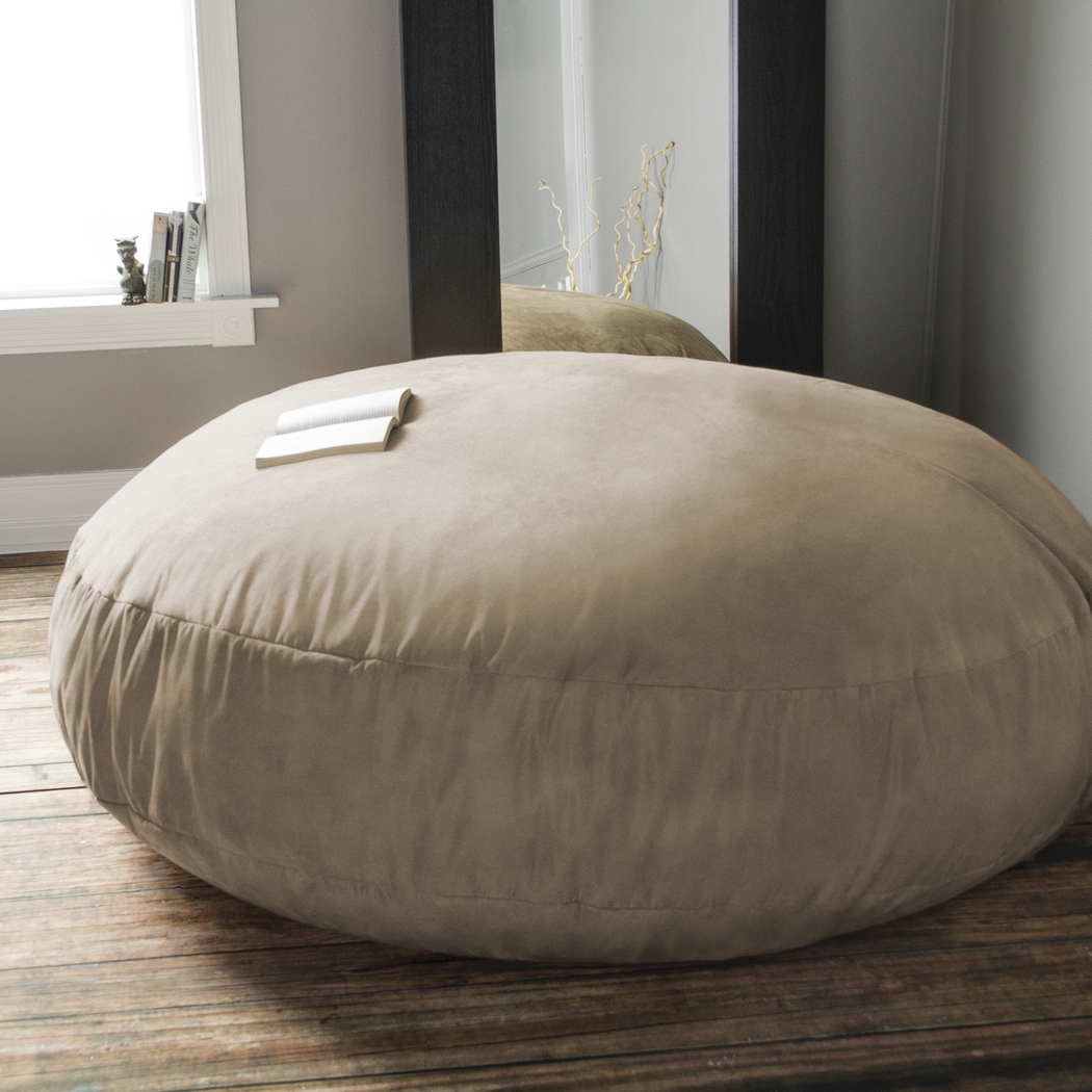 Lazy Dayz Tan Bean Bag Chair - Thumbnail - Image 6