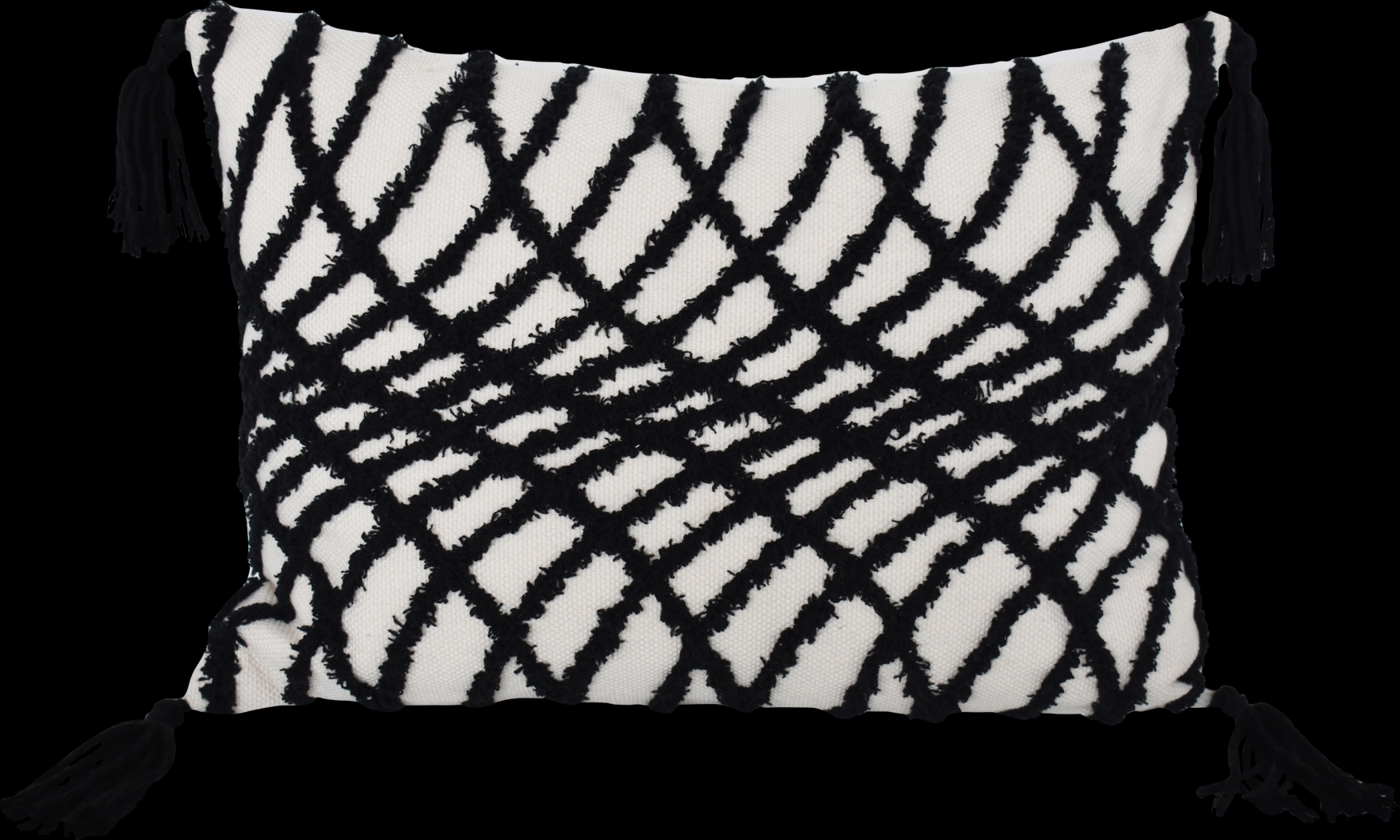 Lazy Oaks White Throw Pillow - Thumbnail - Image 1