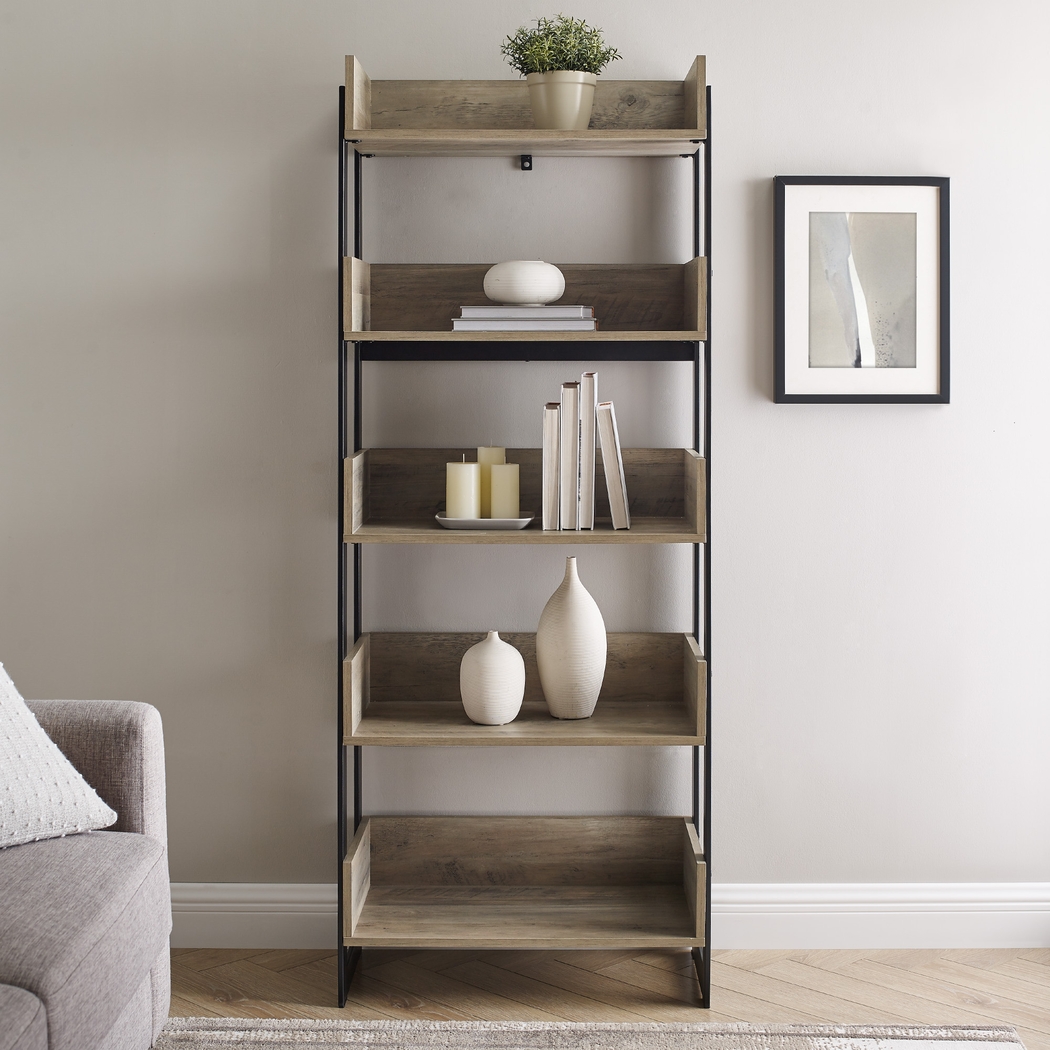 Leadenhall Gray Bookcase - Thumbnail - Image 6