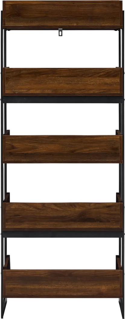 Leadenhall Walnut Bookcase - Thumbnail - Image 4