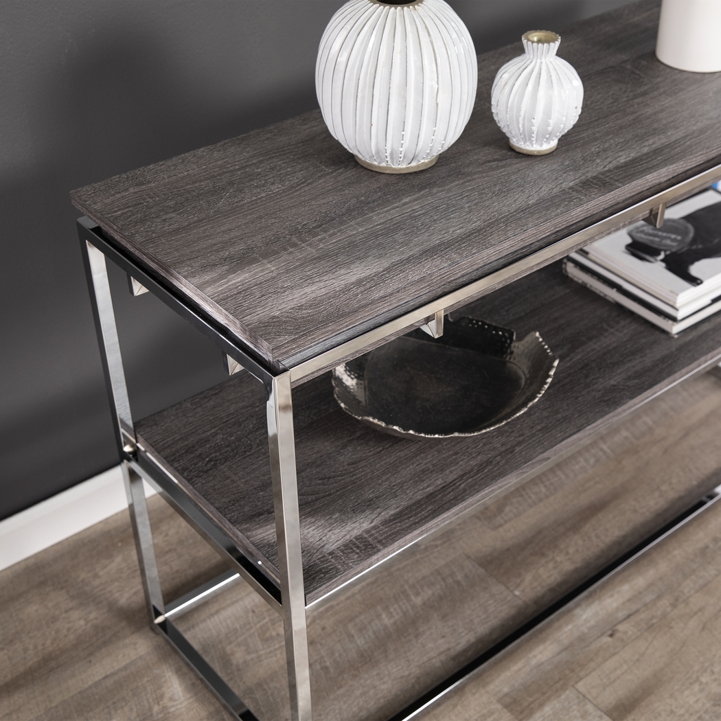 Leaflane Black Oak Console Table - Thumbnail - Image 3