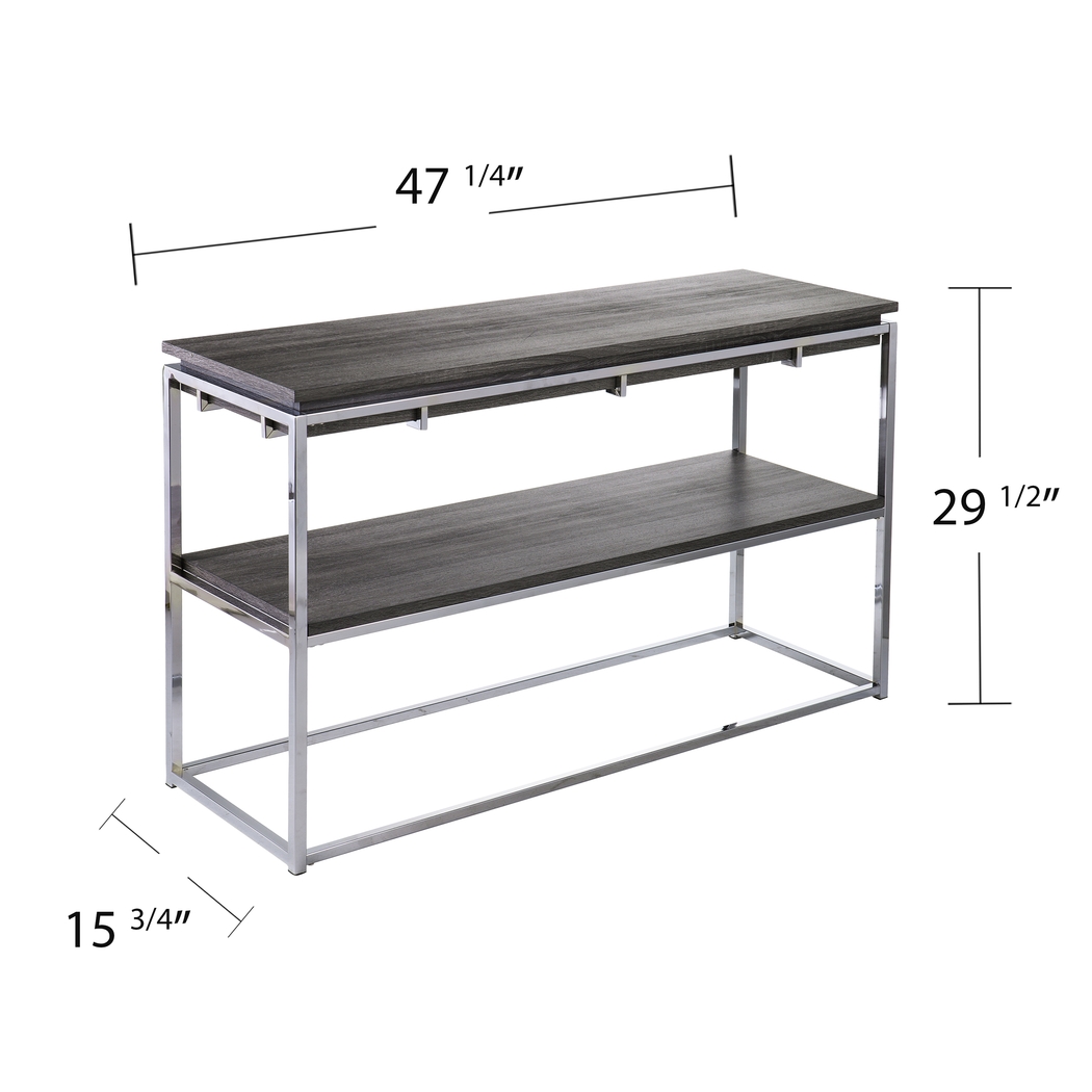 Leaflane Black Oak Console Table - Thumbnail - Image 5