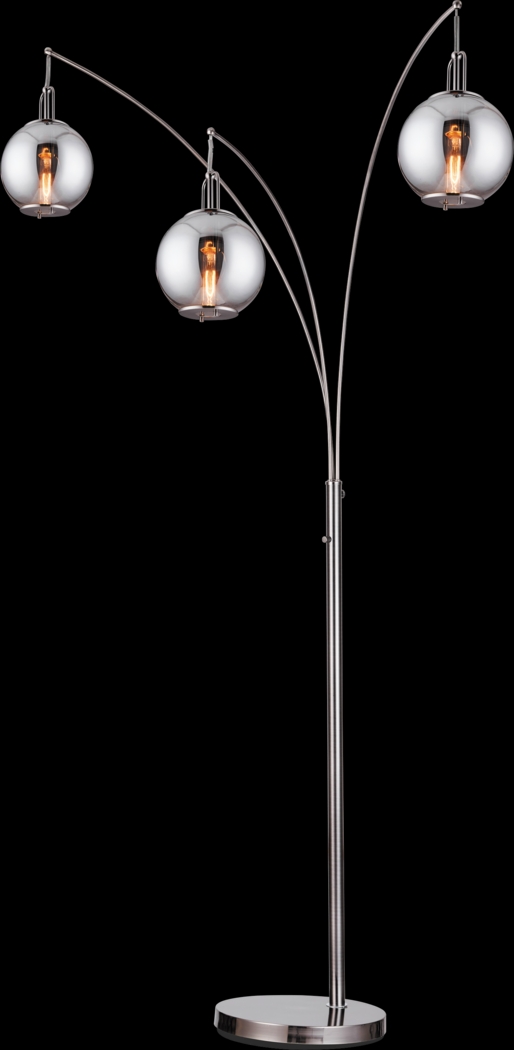 Leahey Isle Gunmetal Floor Lamp - Thumbnail - Image 1