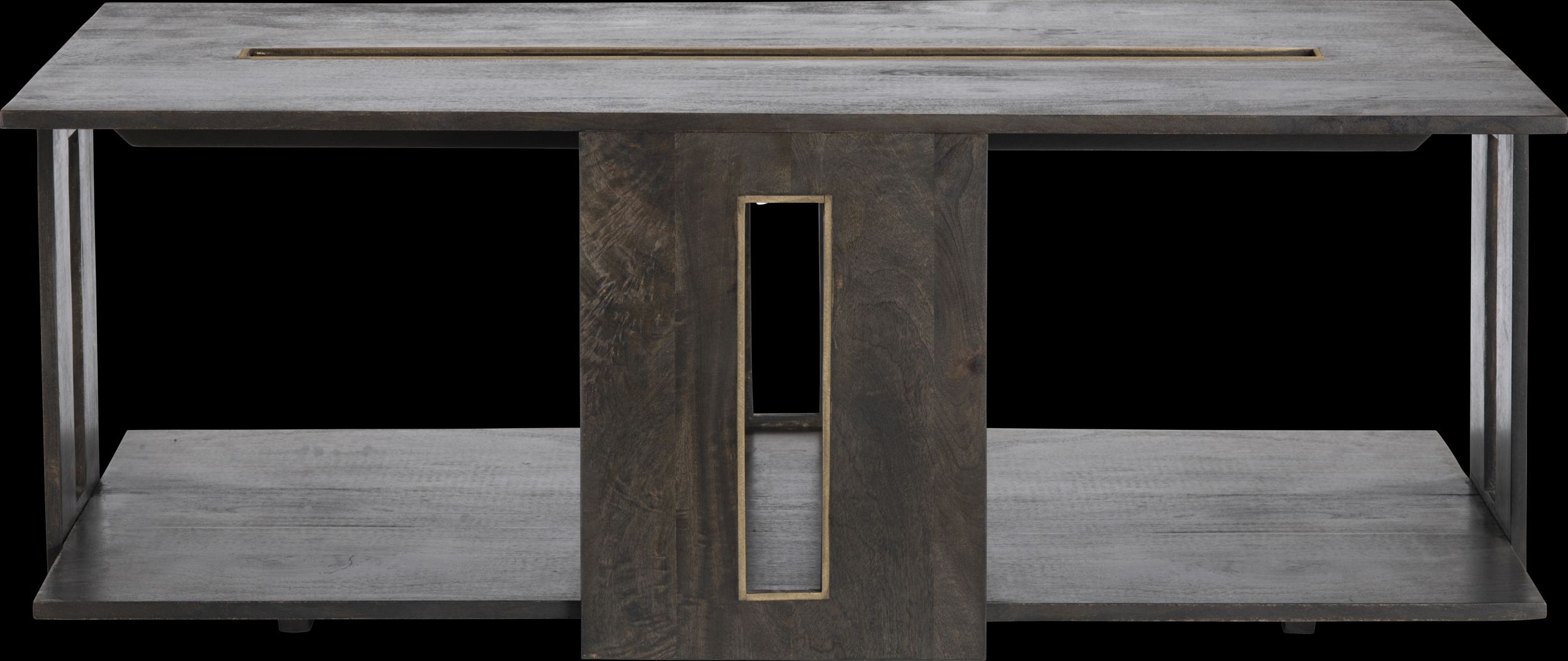 Leahy Dark Brown Cocktail Table - Thumbnail - Image 2