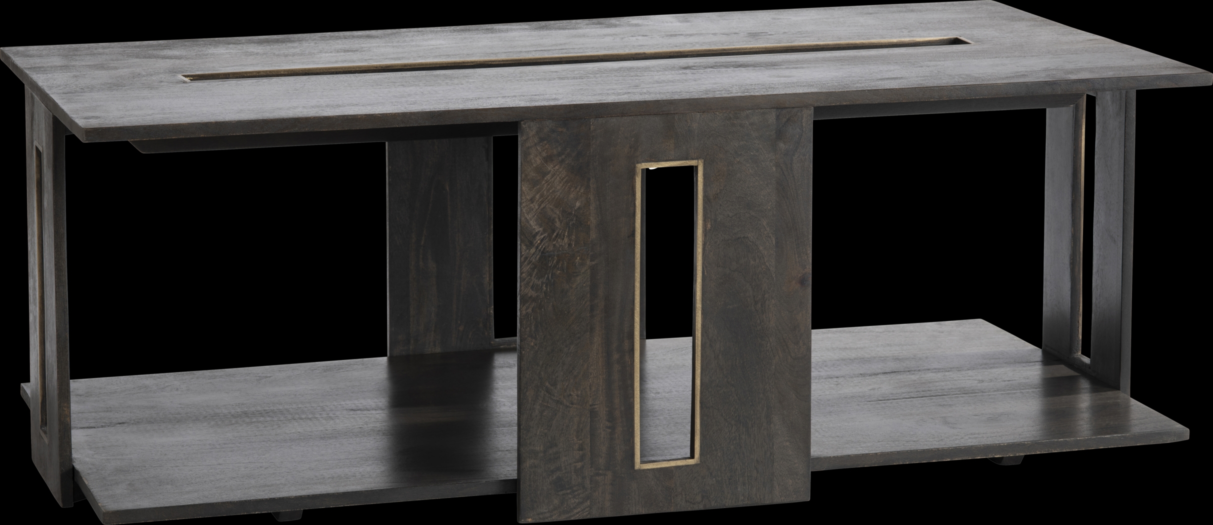 Leahy Dark Brown Cocktail Table - Thumbnail - Image 1