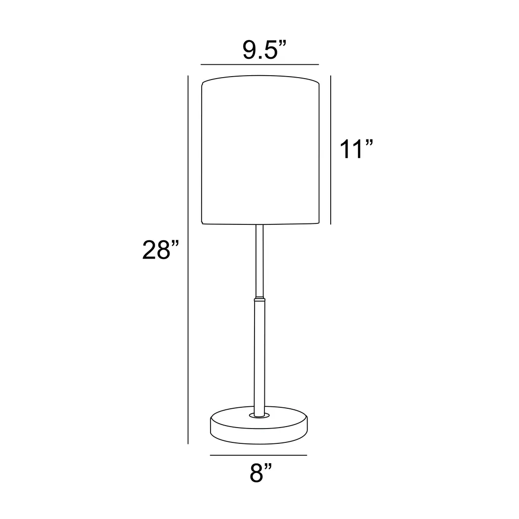 Leander Cay Gold Lamp - Thumbnail - Image 2
