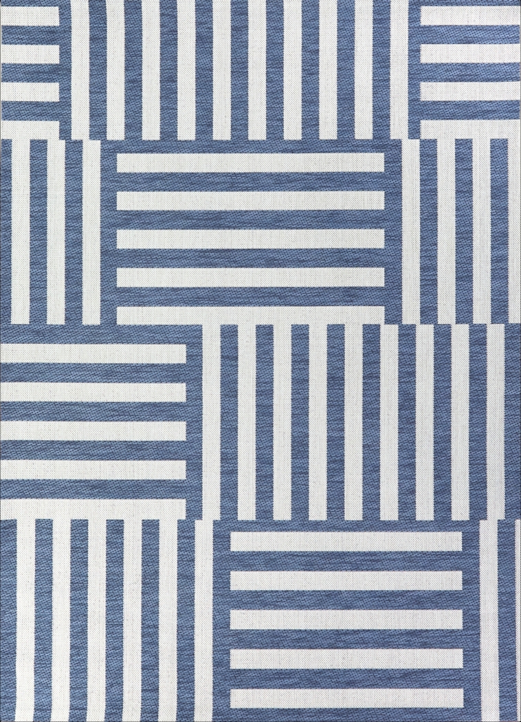 Leandro Blue 7'10" x 10' Rug - Thumbnail - Image 1