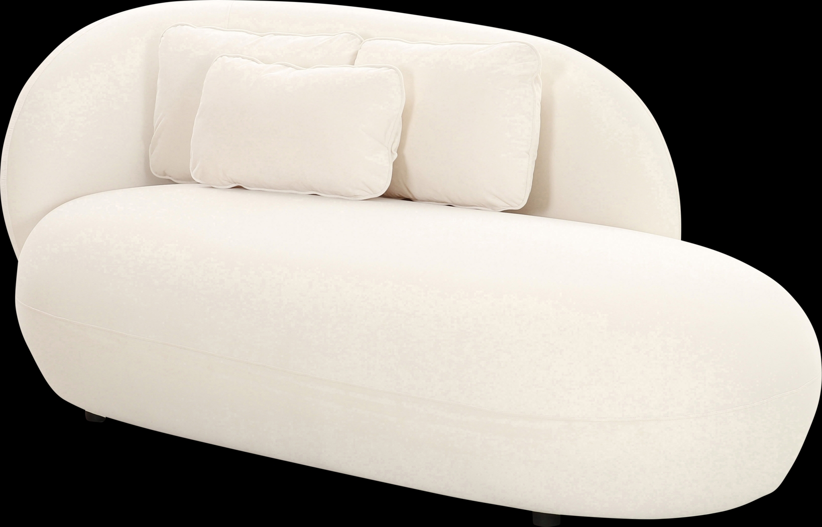 Leapson Cream Chaise - Thumbnail - Image 1