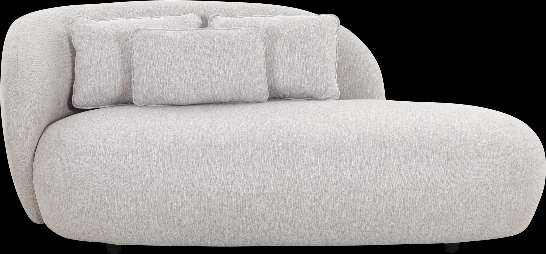 Leapson Gray Chaise - Thumbnail - Image 3