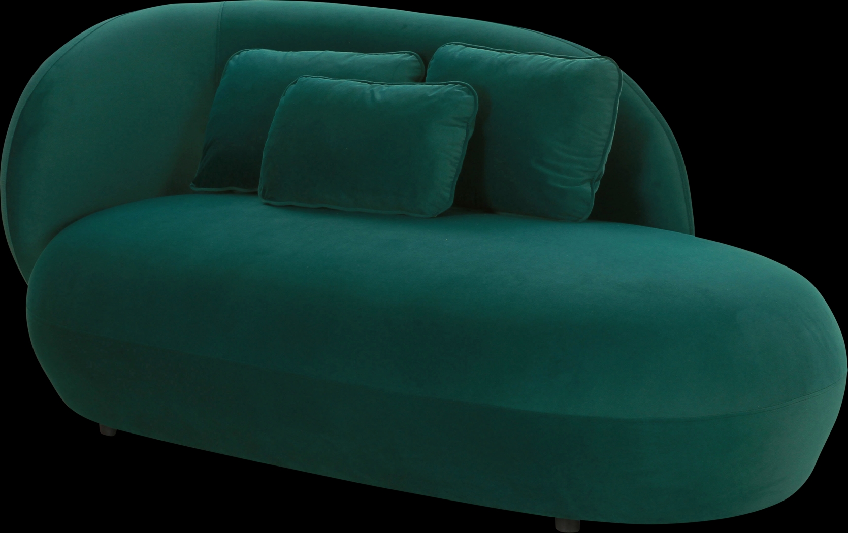 Leapson Green Chaise - Thumbnail - Image 1