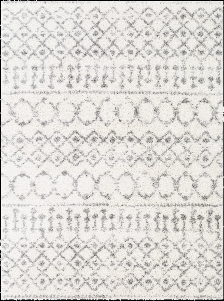 Leara Ivory 6'7 x 9' Rug - Thumbnail - Image 1