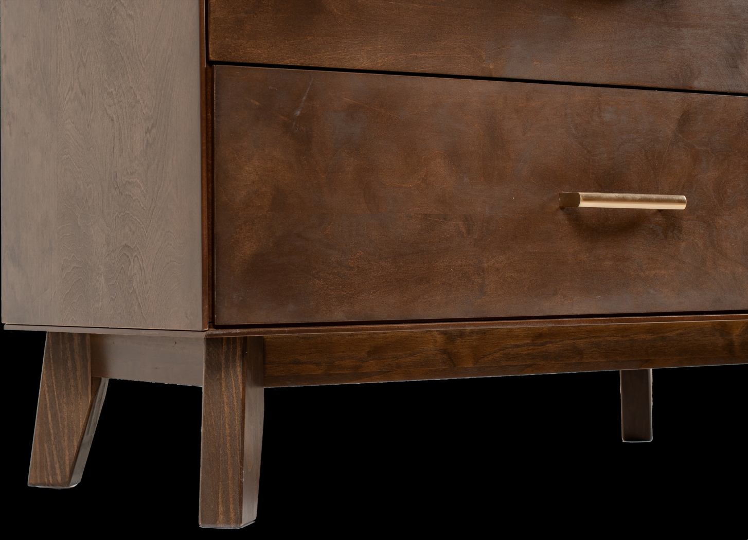 Learitt Walnut 5-Drawer Chest - Thumbnail - Image 4
