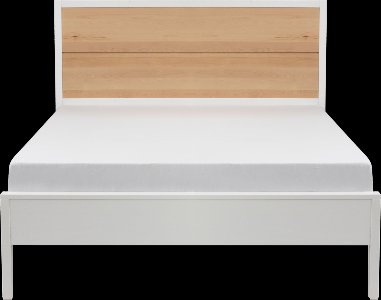 Learitt White Natural Queen Platform Bed - Thumbnail - Image 5
