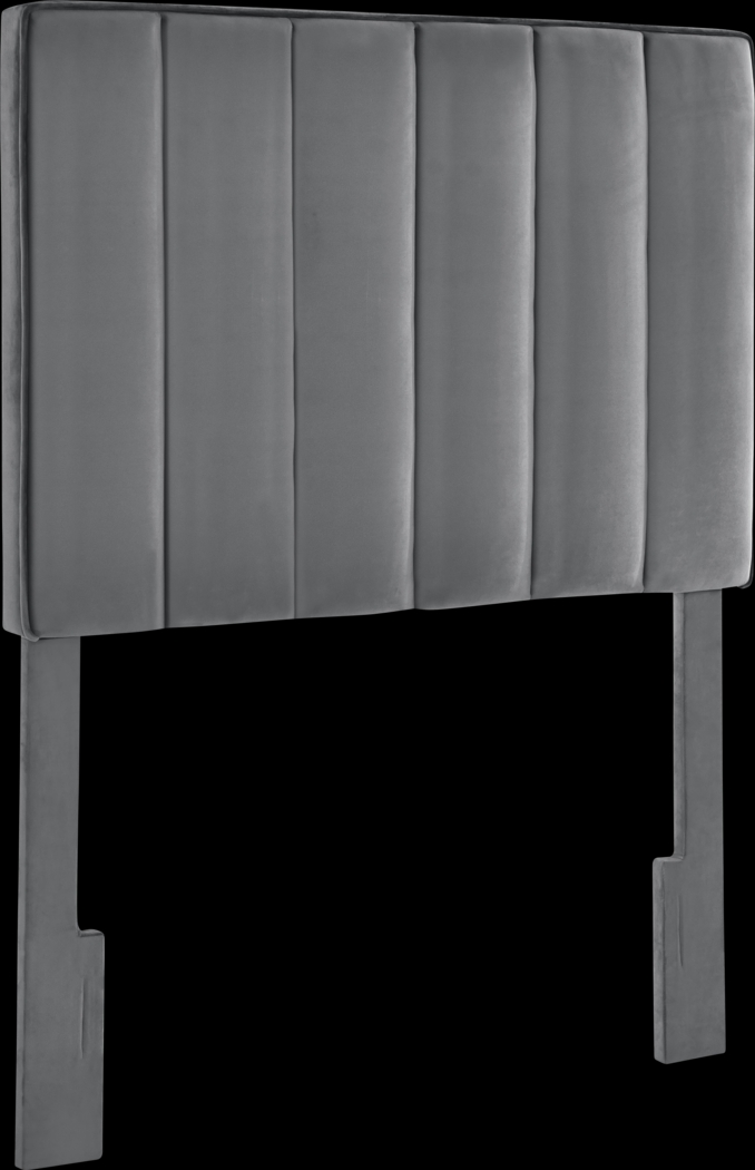 Leasepur Gray Twin Headboard - Thumbnail - Image 2