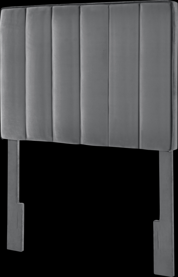Leasepur Gray Twin Headboard - Thumbnail - Image 3