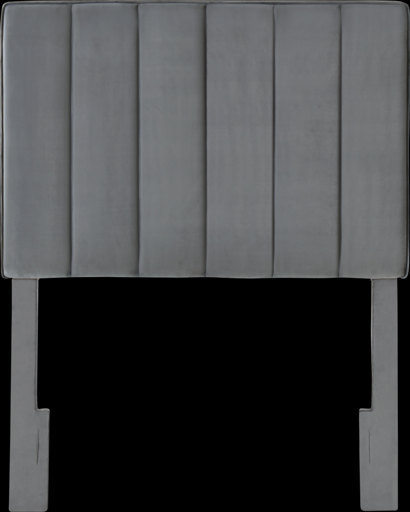 Leasepur Gray Twin Headboard - Thumbnail - Image 1