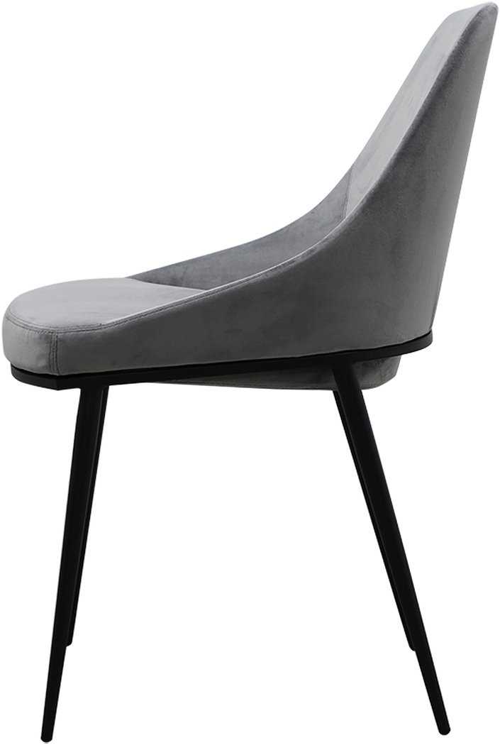 Leavenworth Gray Side Chair, Set of 2 - Thumbnail - Image 3