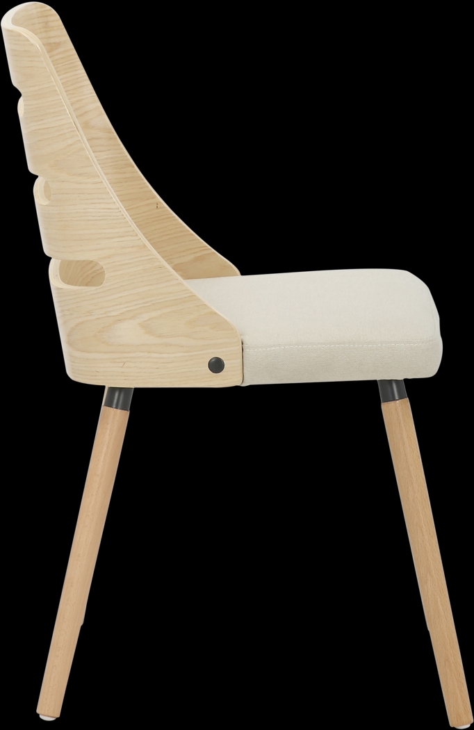 Leaway Cream Side Chair - Thumbnail - Image 2