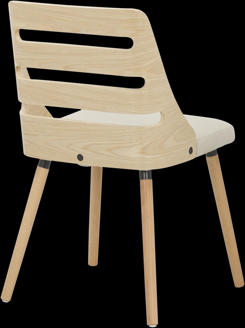 Leaway Cream Side Chair - Thumbnail - Image 3