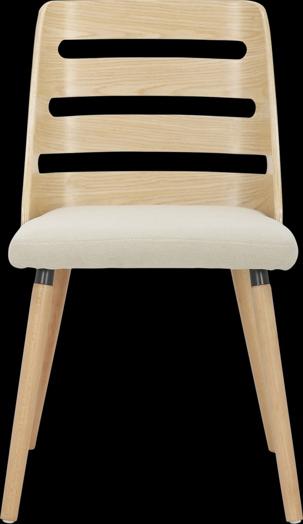 Leaway Cream Side Chair - Thumbnail - Image 4