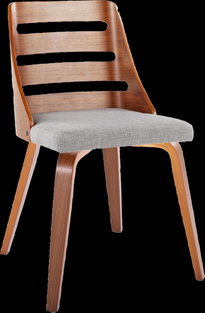 Leaway II Gray Side Chair, Set of 2 - Thumbnail - Image 4