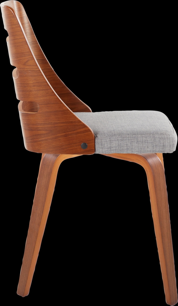 Leaway II Gray Side Chair, Set of 2 - Thumbnail - Image 8