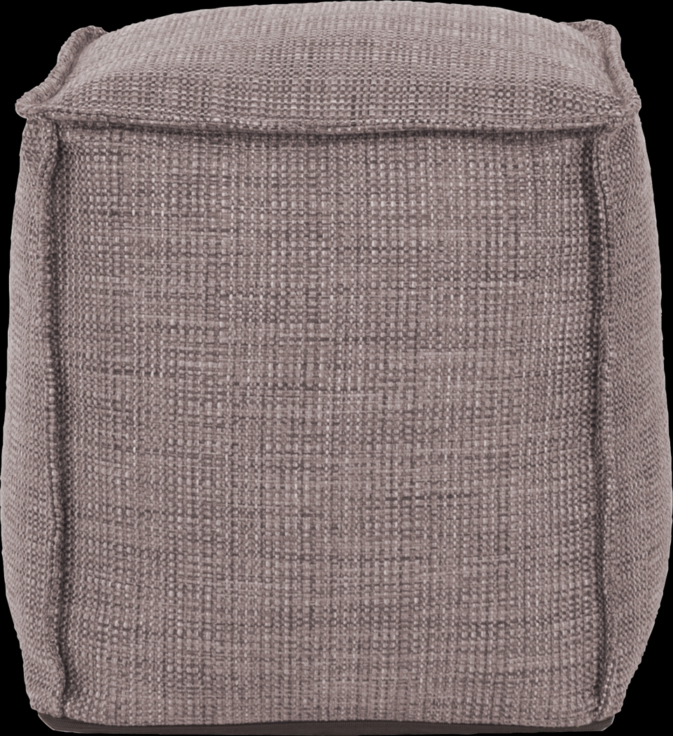 Leawood Gray Pouf - Thumbnail - Image 2