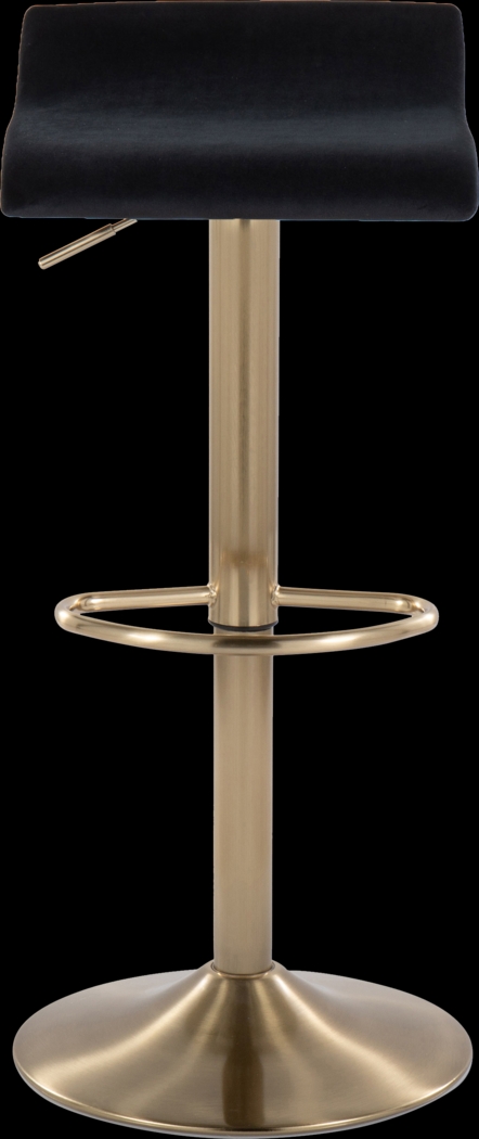 Lebato Black Adjustable Barstool, Set of 2 - Thumbnail - Image 9