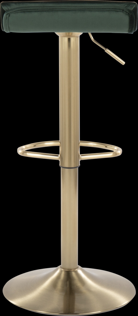 Lebato Green Adjustable Barstool, Set of 2 - Thumbnail - Image 5