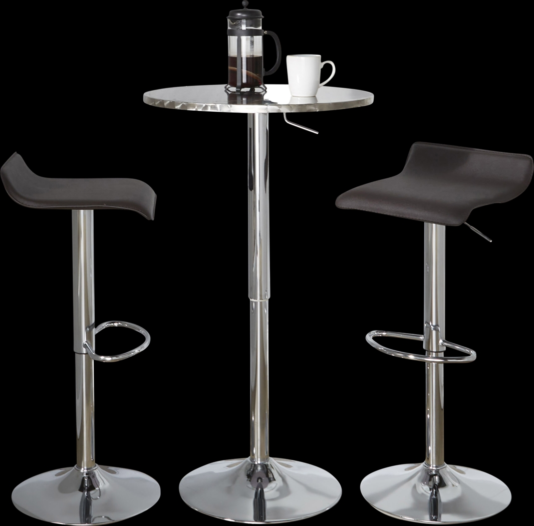 Lebato II Brown Adjustable 3 Pc Bar Set - Thumbnail - Image 4