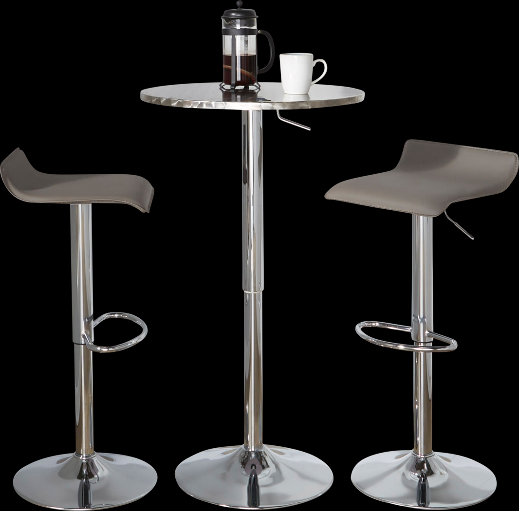 Lebato II Gray Adjustable 3 Pc Bar Set - Thumbnail - Image 4