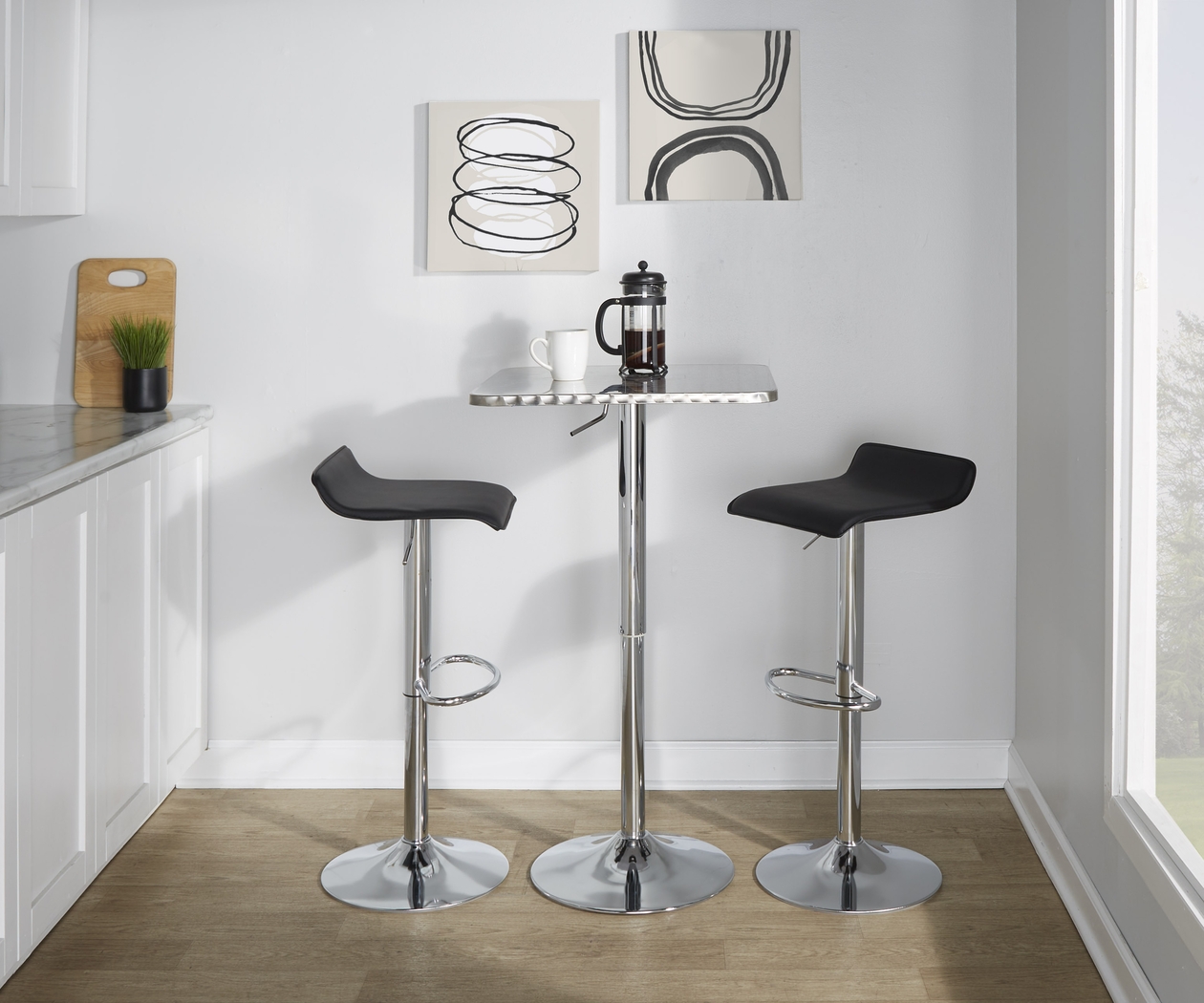 Lebato III Black Adjustable 3 Pc Bar Set - Thumbnail - Image 3